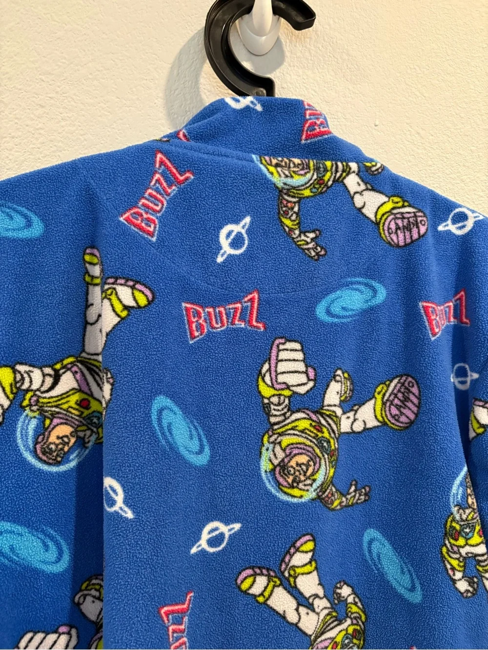 Vintage Disney Pixar Buzz Lightyear Toy Story Kids Robe Size M 6/7 EUC - Picture 5 of 12